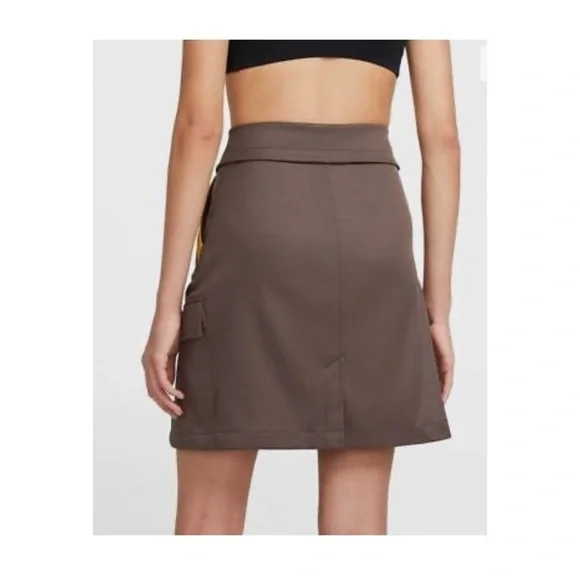 NIKE Women's AIR JORDAN Future Primal Utility Wrap Skirt NWT Brown Sz XS - Picture 7 of 15